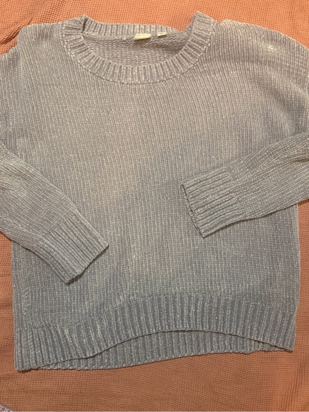 GAP Light Gray Chenille Crewneck Sweater